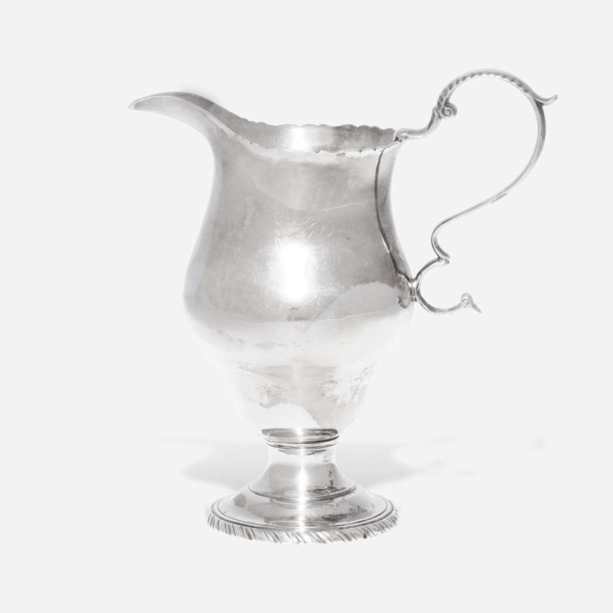 A silver cream pot John Leacock (1729-1802), Philadelphia, PA, circa 1780
