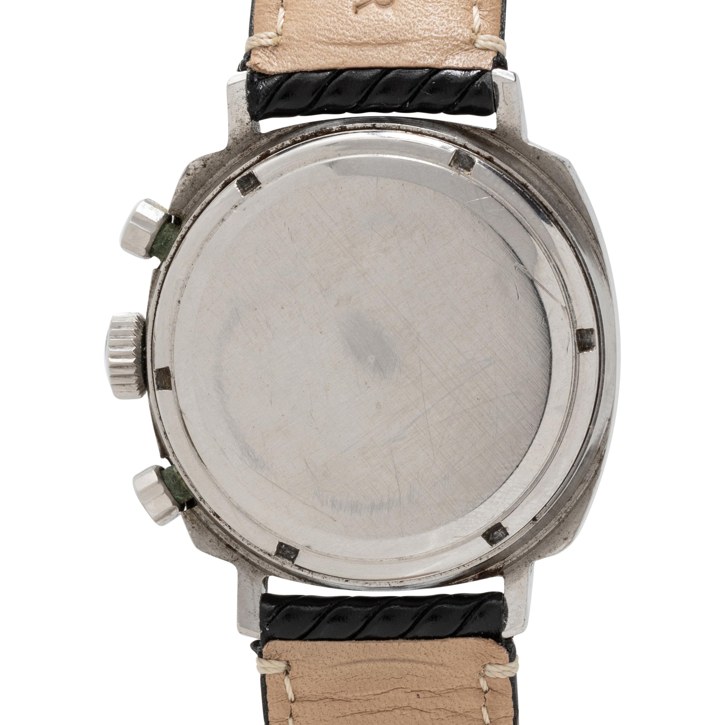 HEUER, REF. 7220 STAINLESS STEEL 'CAMARO' CHRONOGRAPH WATCH