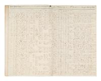 [CIVIL WAR]. Military exemption log, Clark County, Ohio.