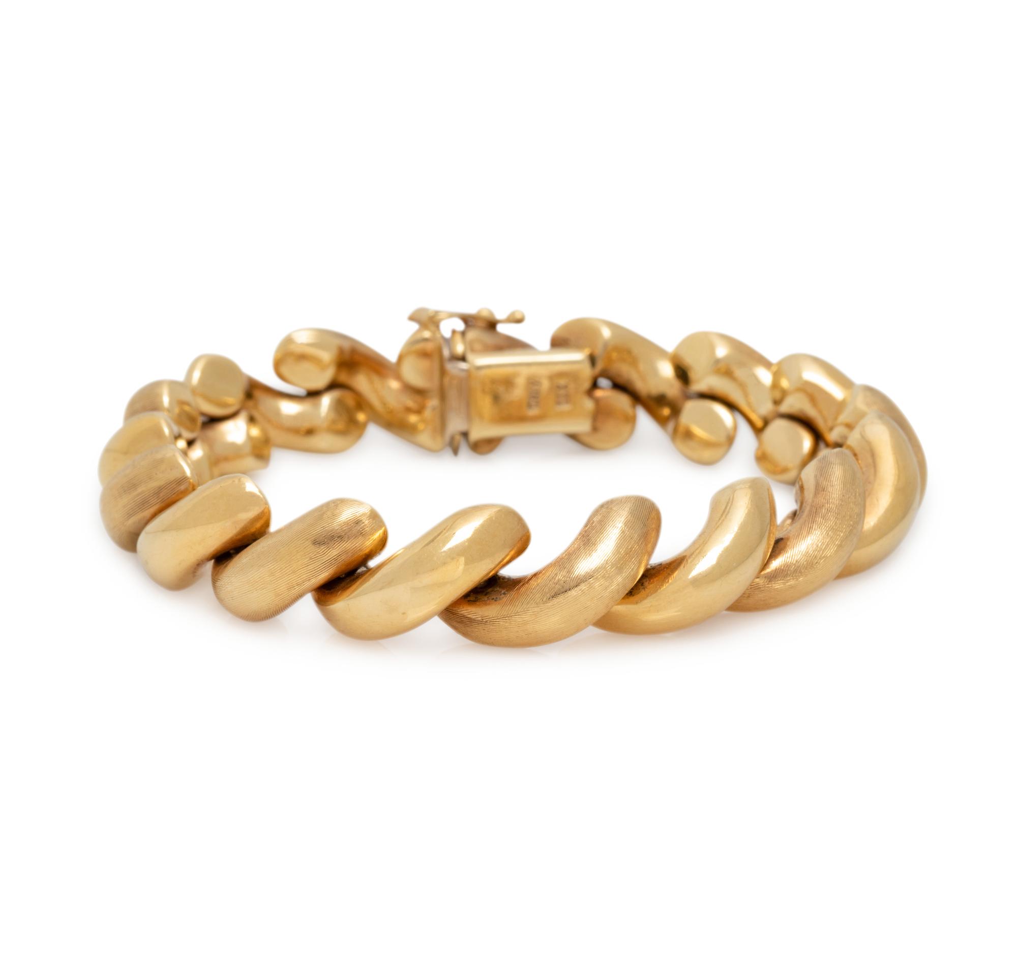 YELLOW GOLD BRACELET