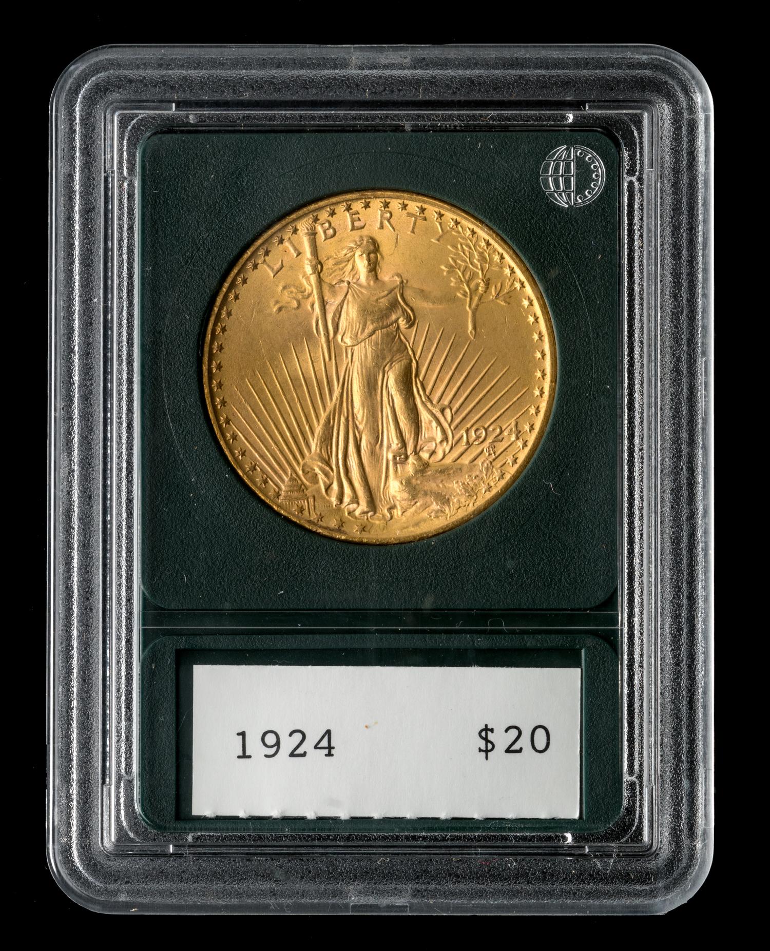 A United States 1924 St. Gaudens $20 Gold Coin