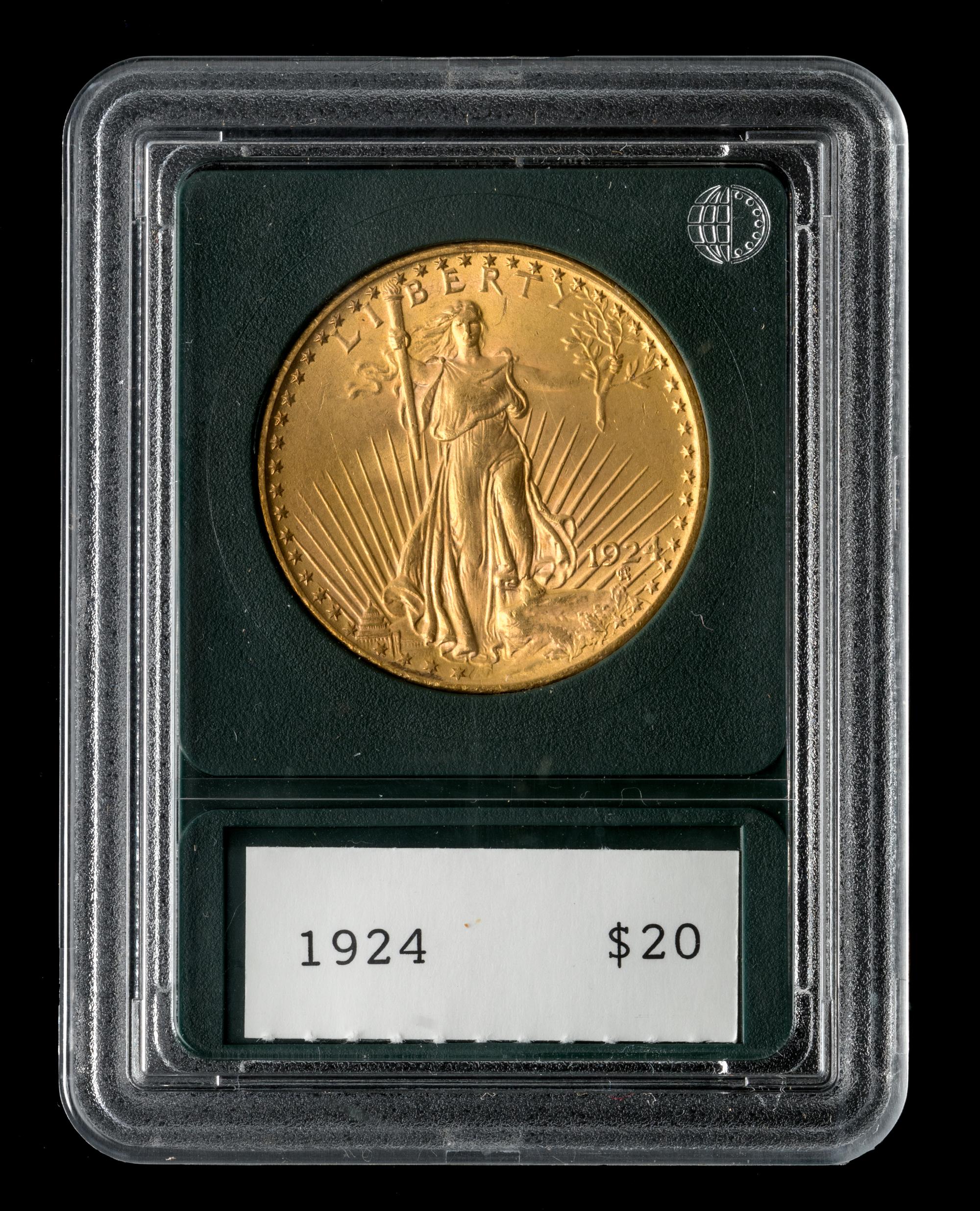 A United States 1924 St. Gaudens $20 Gold Coin