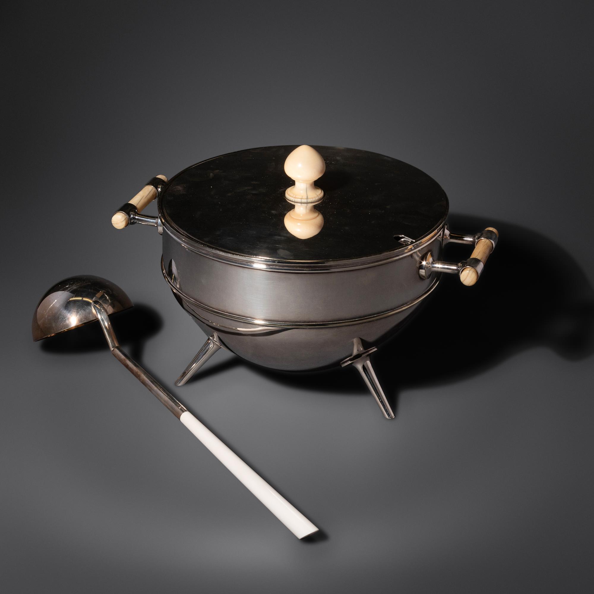 Silver-Plate Chafing Dish Hukin & Heath, England