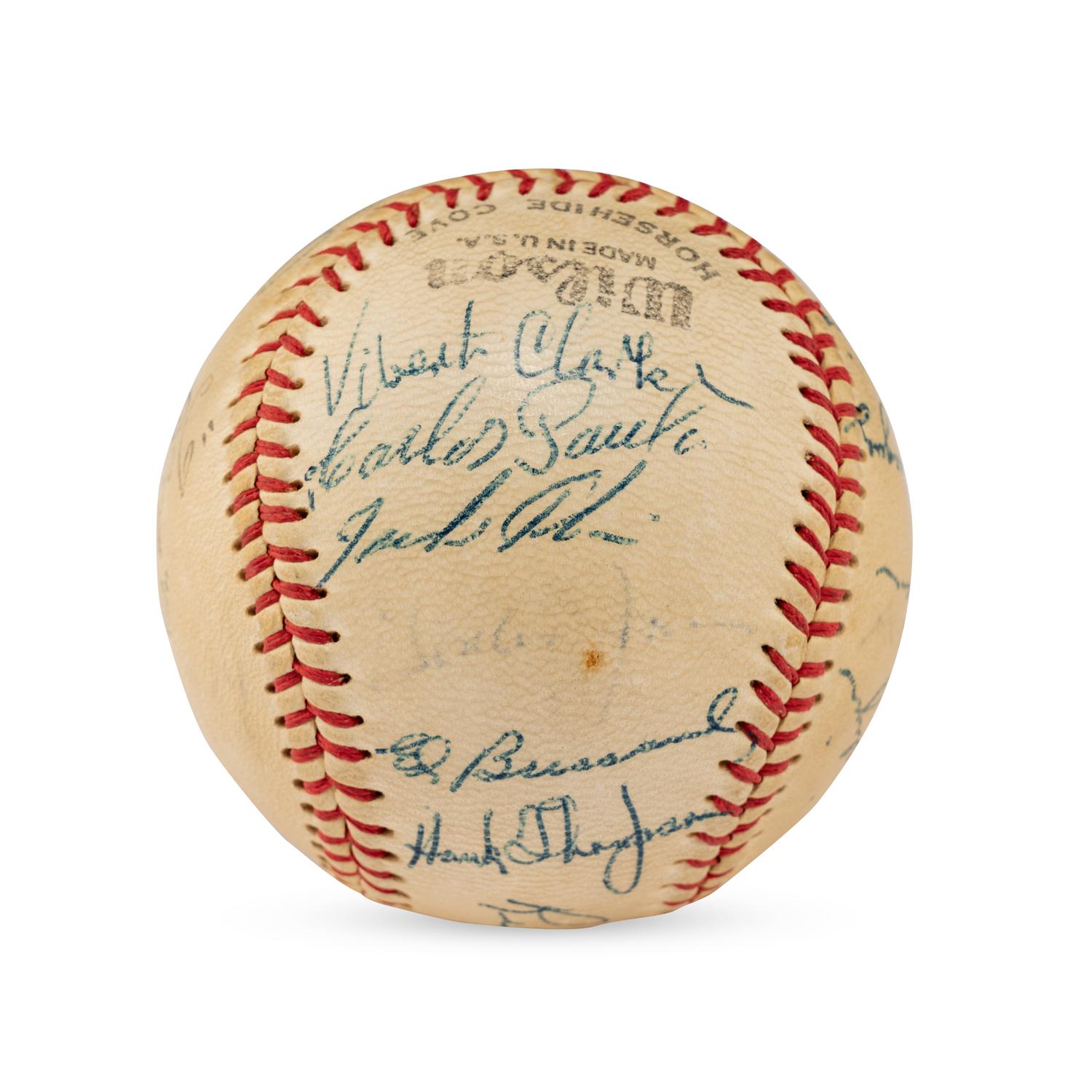 A 1957 Minneapolis Millers Team Signed Autograph Baseball
