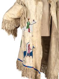 Sioux Pictorial Beaded Hide Jacket