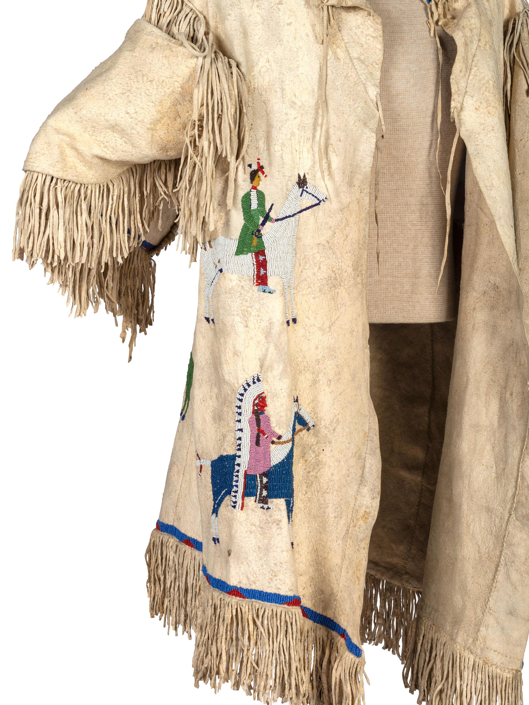 Sioux Pictorial Beaded Hide Jacket