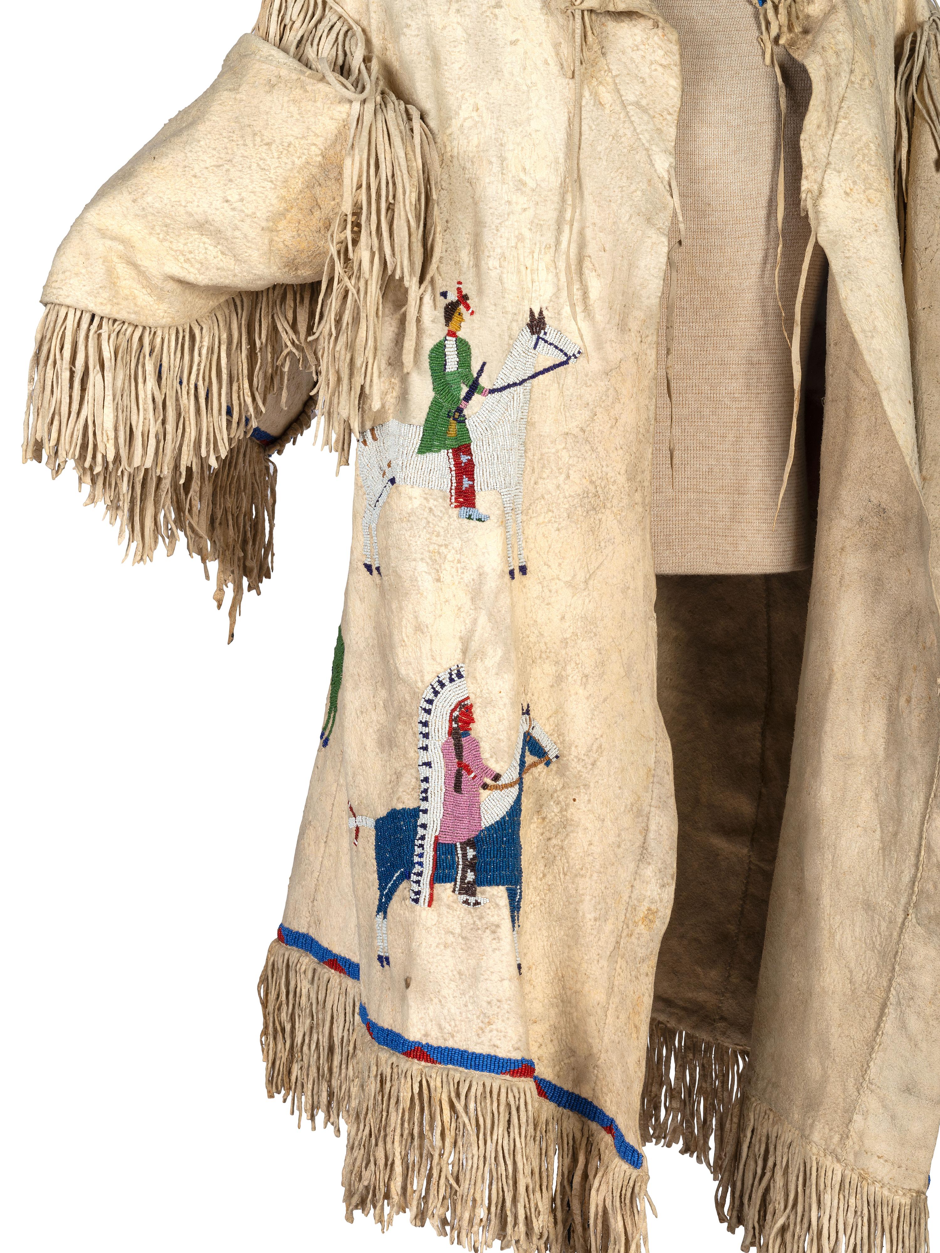 Sioux Pictorial Beaded Hide Jacket