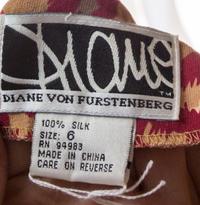 A Diane von Furstenberg Silk Wrap Dress, Size 6.