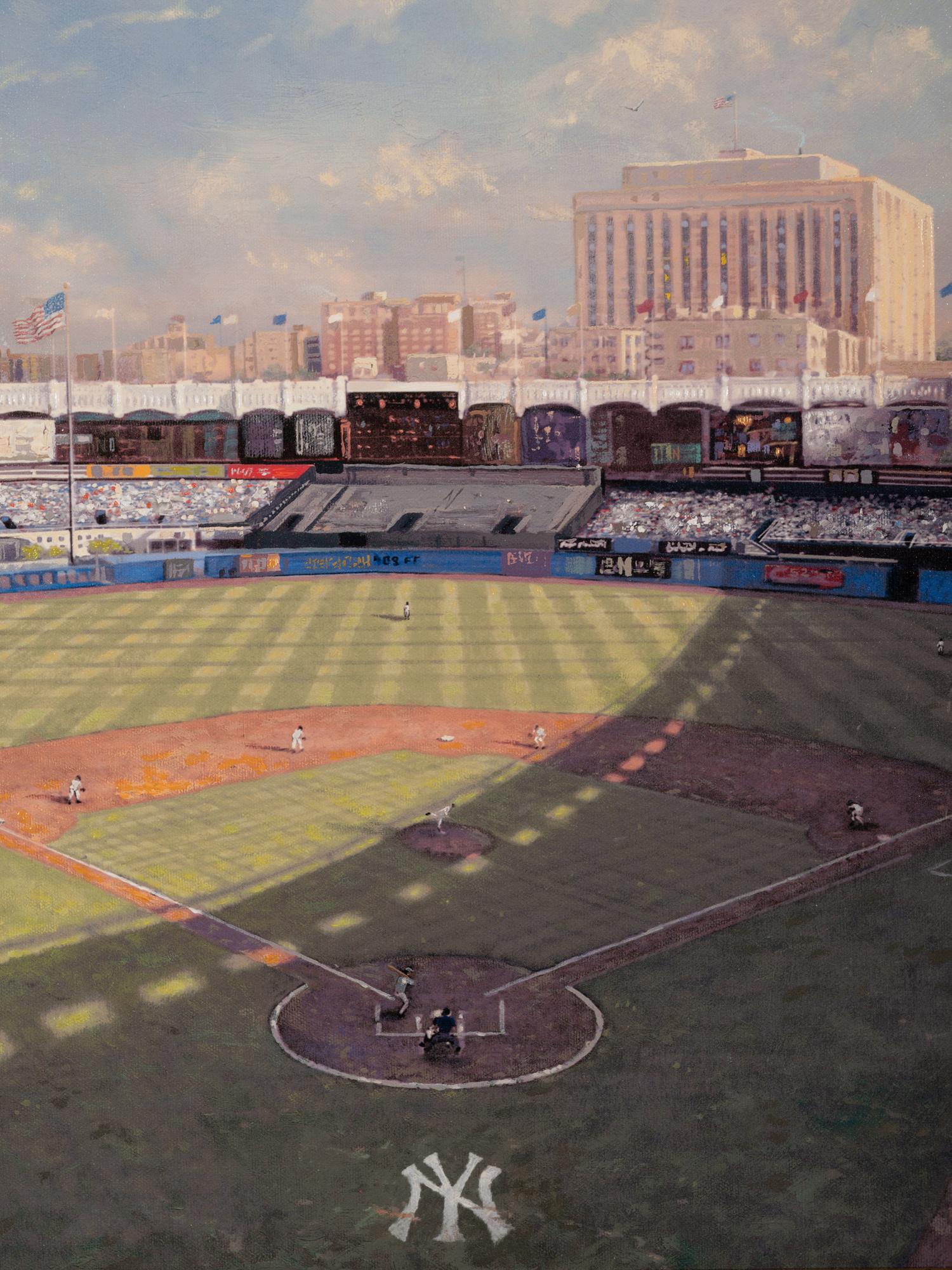 A Thomas Kincade Limited Edition Yankee Stadium Canvas Print,