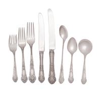 A Reed and Barton Silver Flatware Service