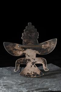 Mosaic Inlay Knifewing Pin / Brooch