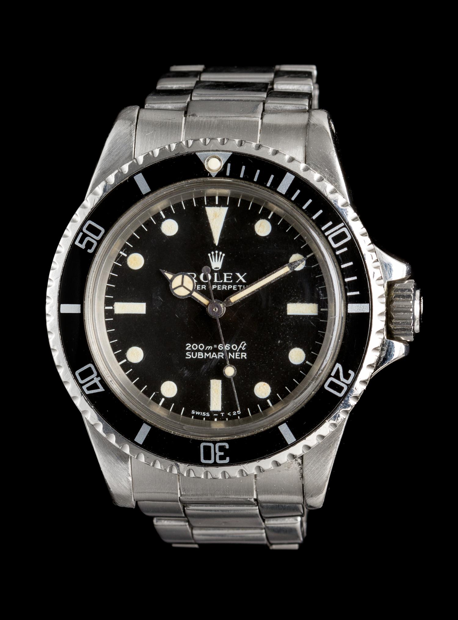 A Stainless Steel Ref. 5513 Submariner Wristwatch, Rolex, Circa 1968,