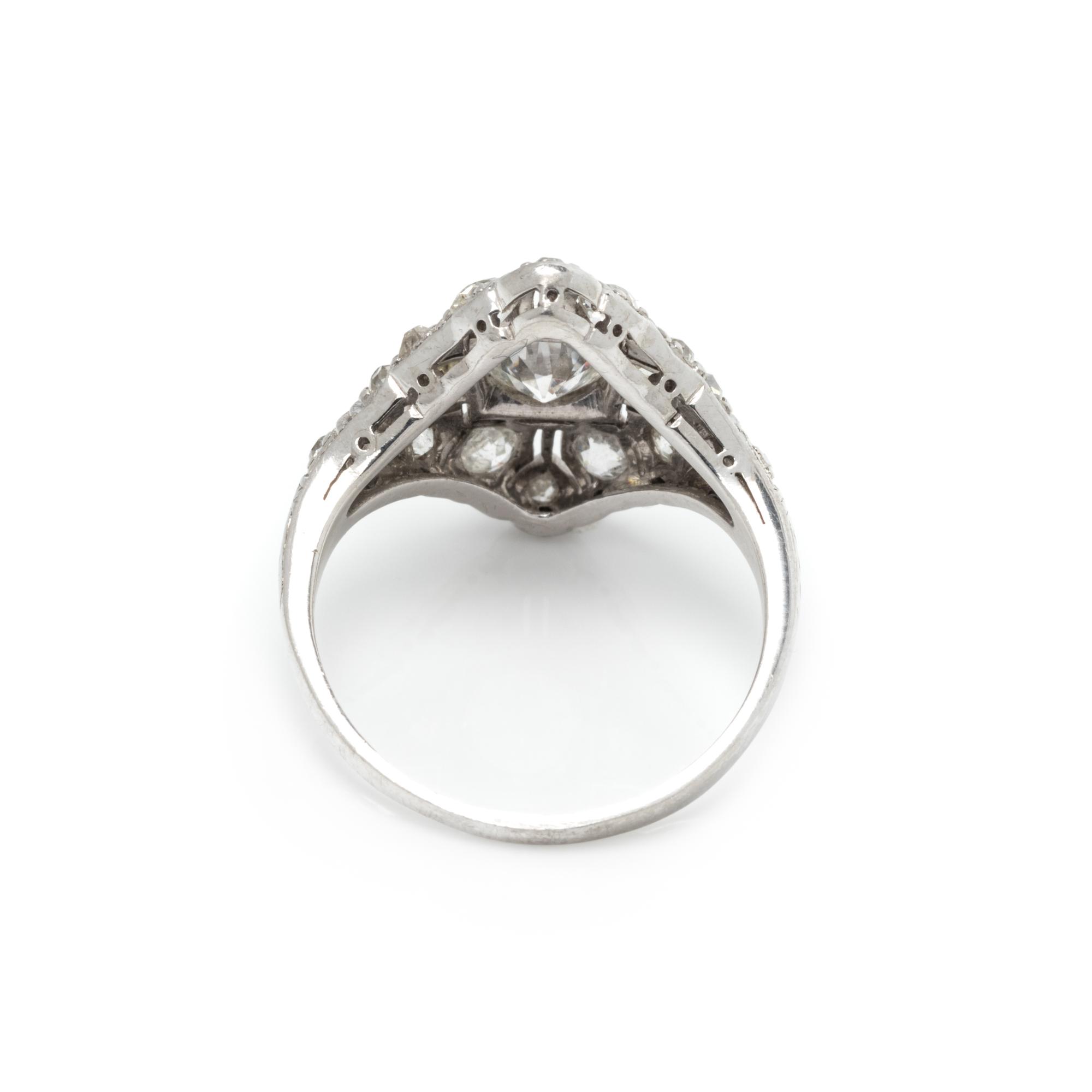 ART DECO, DIAMOND RING