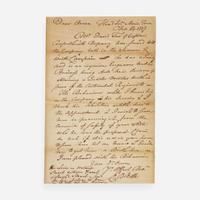 [Americana] Biddle, Clement, and Owen Biddle, and Charles Thomson Group of 5 Documents, signed