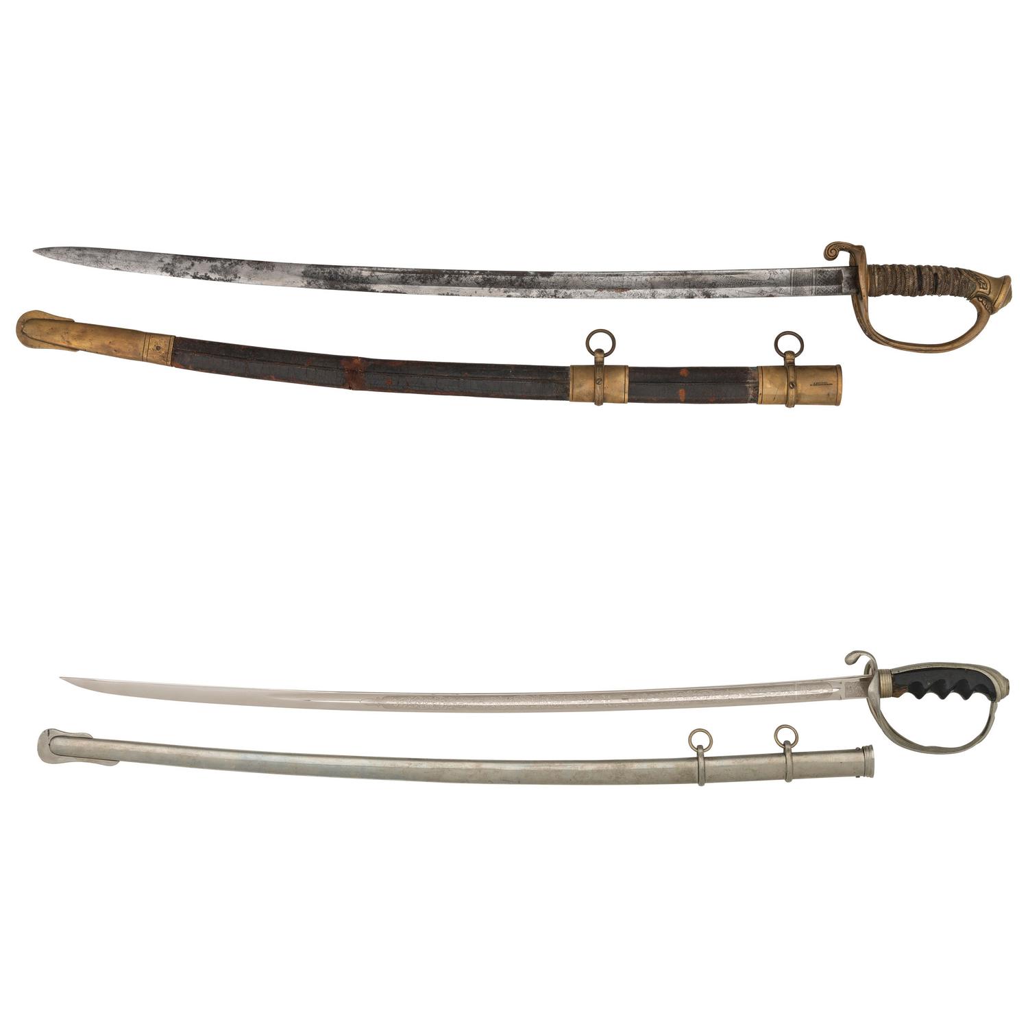 Military Archive of 1st Lt. (Later Major General) William Spencer McCaskey Including: Inscribed Civil War-era M1850 Sword, Philippine American War-era M1902 Sword, and 45 Original Letters and Photos