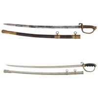Military Archive of 1st Lt. (Later Major General) William Spencer McCaskey Including: Inscribed Civil War-era M1850 Sword, Philippine American War-era M1902 Sword, and 45 Original Letters and Photos
