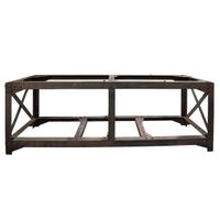 An American Industrial Table Base, Bethlehem Steel Co. 84" W x 29" D x 30.75" H — United States, 20th Century