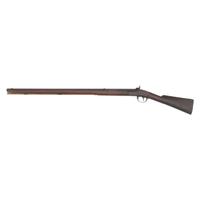 Heavy Barreled Leman Percussion Full Stock Plains Rifle
