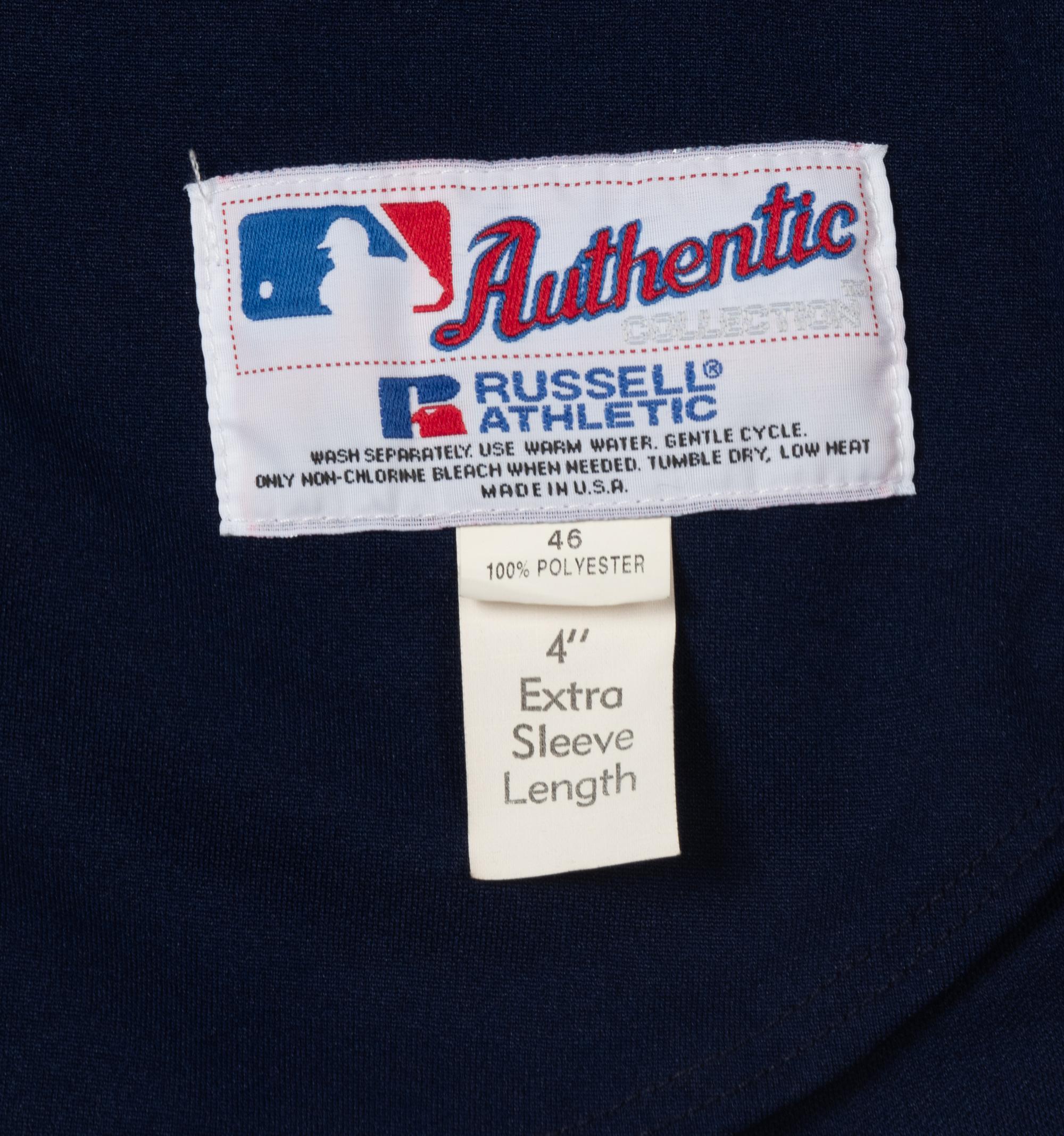 A Roberto Alomar Signed 2001 Cleveland Indians Jersey