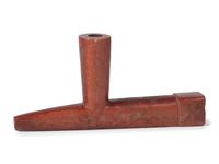 Great Lakes Catlinite Pipe Bowl, with Stippled Decorations