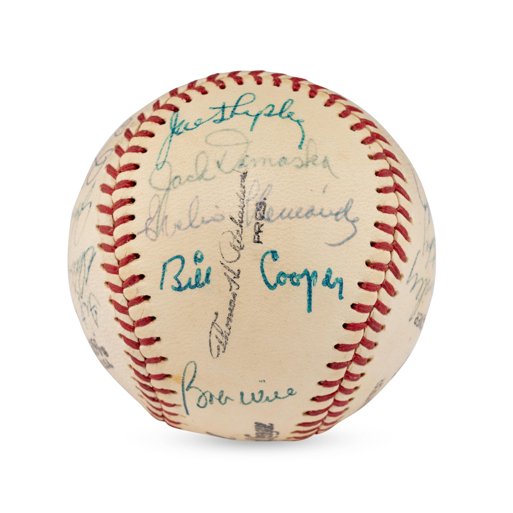 A 1964 Jacksonville Suns Team Signed Autograph Baseball