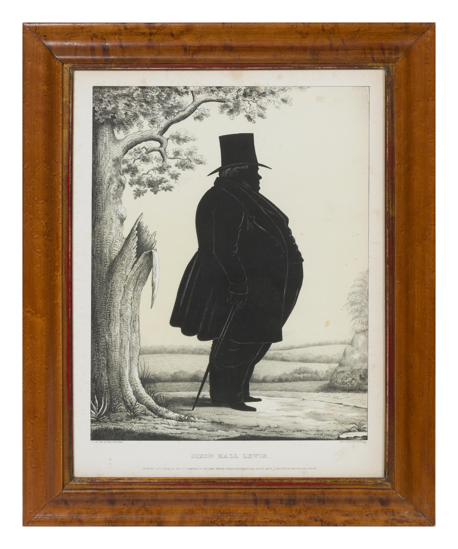 A Group of Two English Prints Height 19 x width 15 inches (framed).