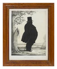 A Group of Two English Prints Height 19 x width 15 inches (framed).