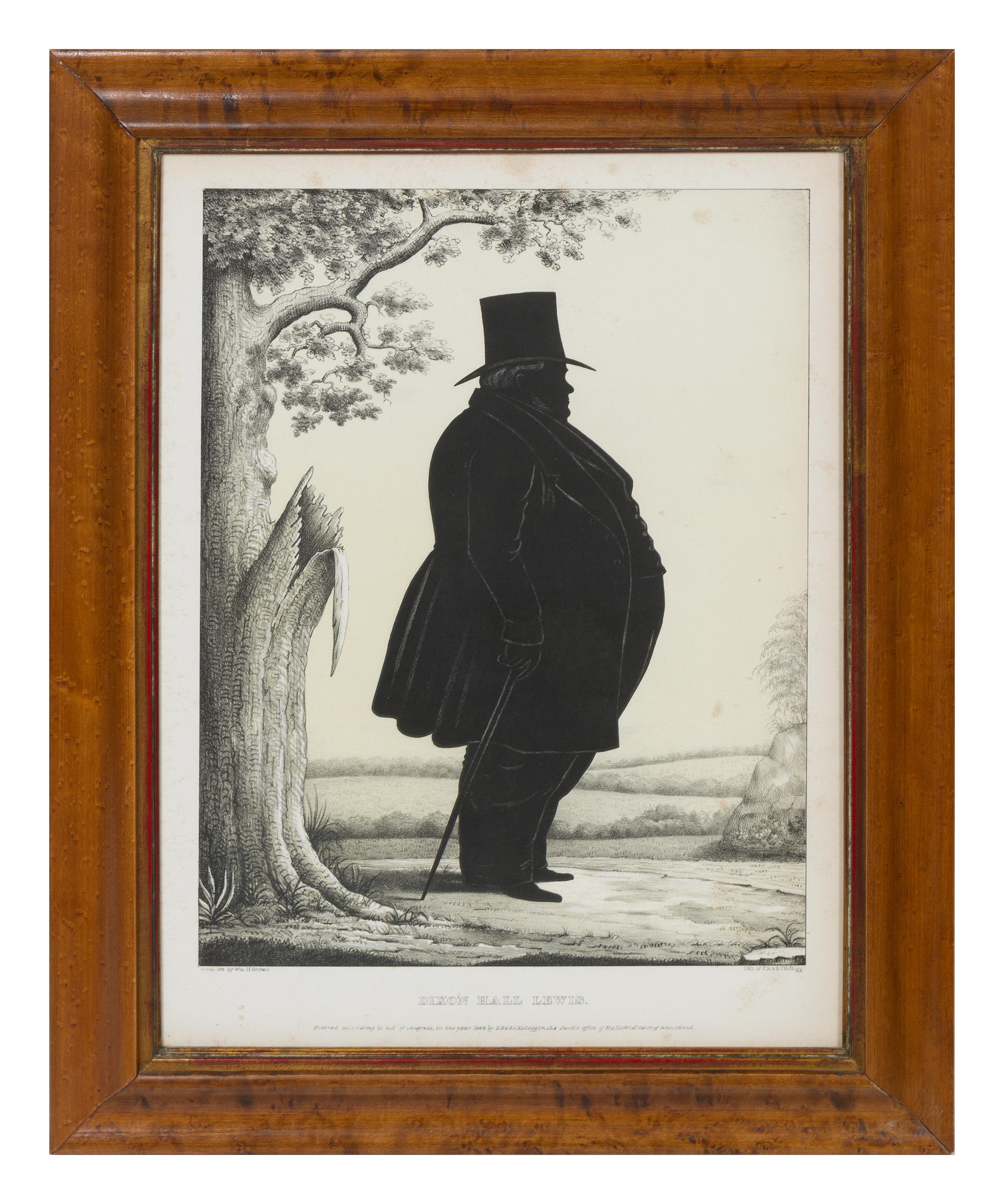 A Group of Two English Prints Height 19 x width 15 inches (framed).