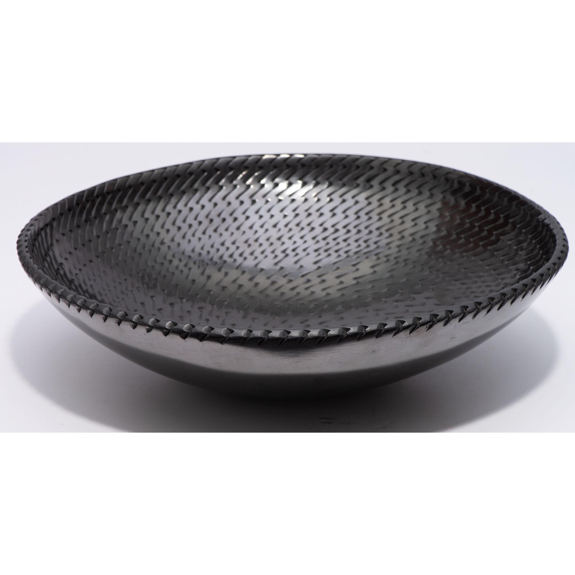 Blackware Pottery Plate