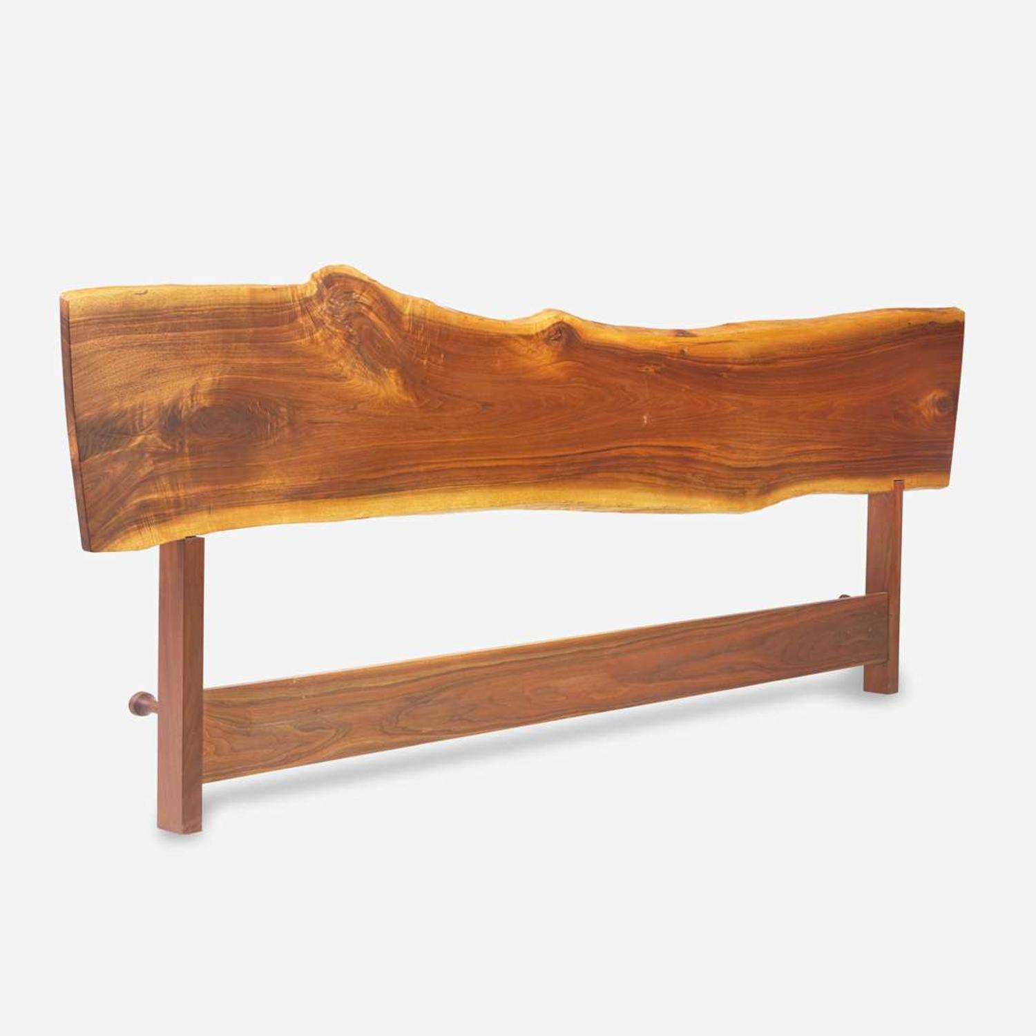 George Nakashima (American, 1905-1990) King-Size Plank Headboard, New Hope, Pennsylvania, 1988