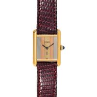 CARTIER, GOLD VERMEIL 'MUST DE CARTIER' WRISTWATCH