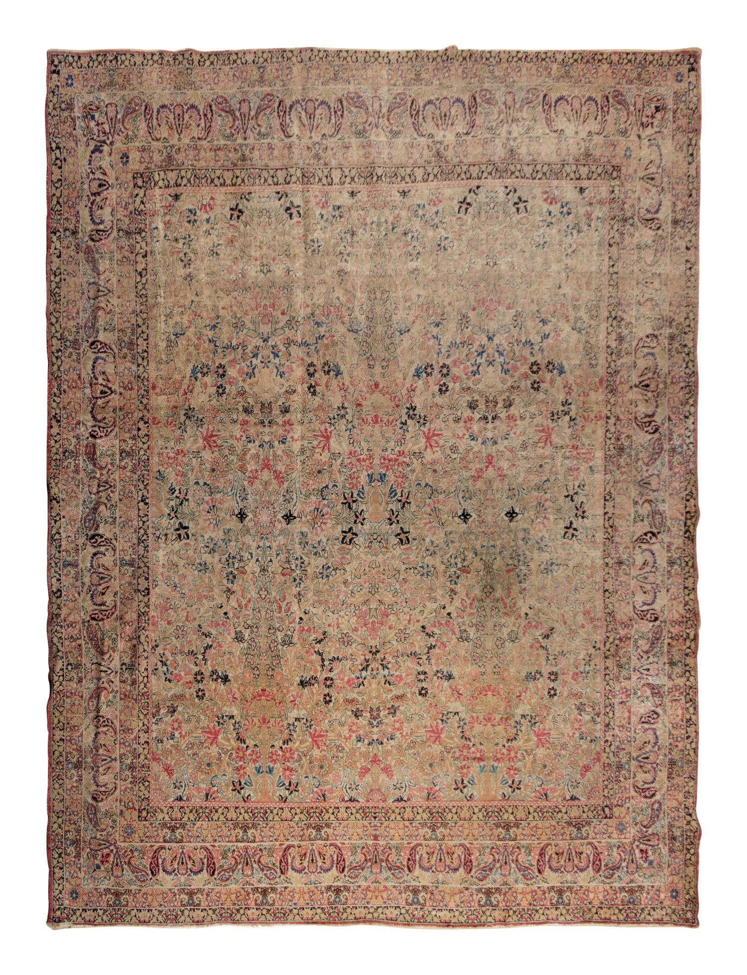 A Lavar Kirman Wool Rug