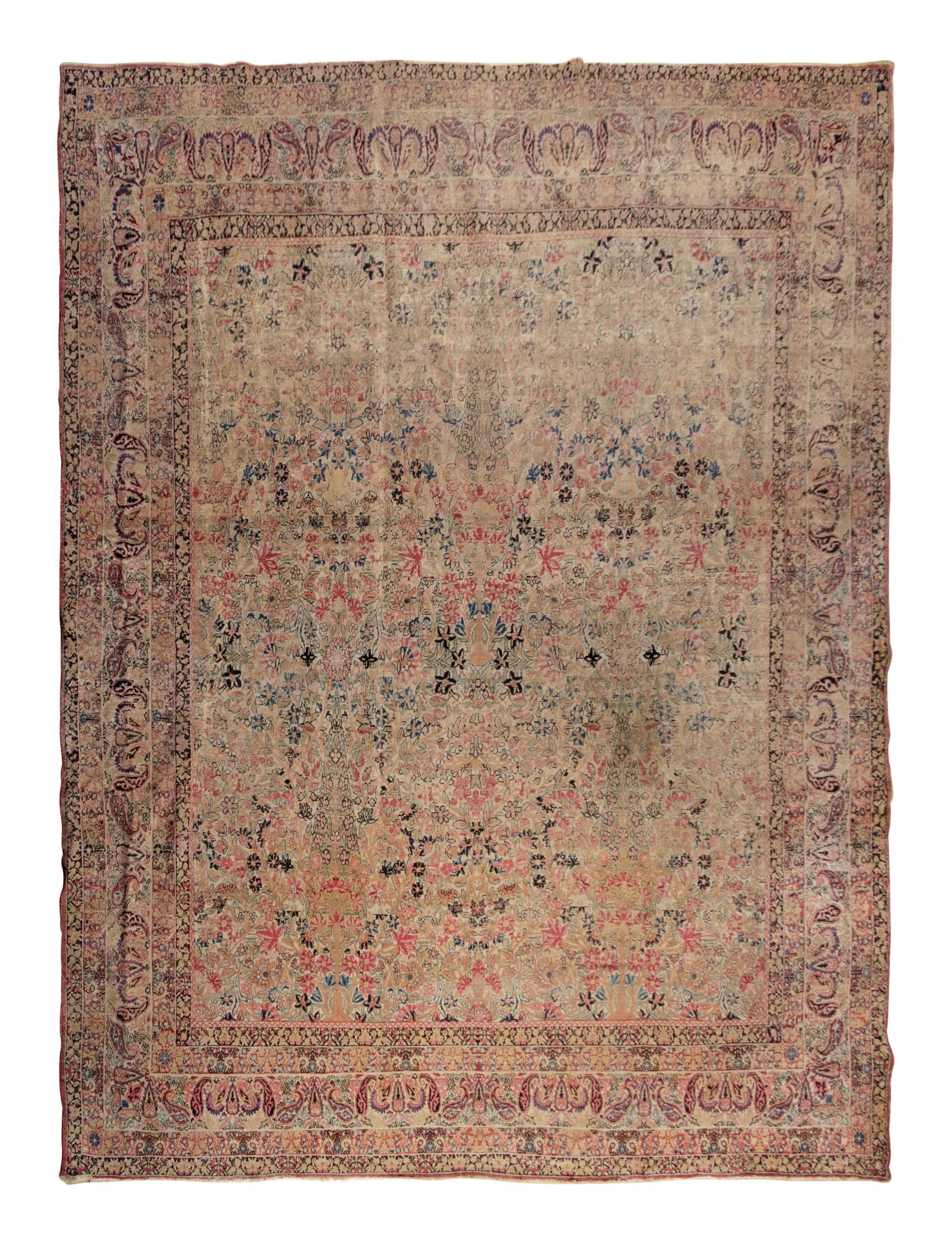 A Lavar Kirman Wool Rug