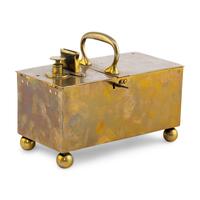 An English Brass Honour Tobacco Box