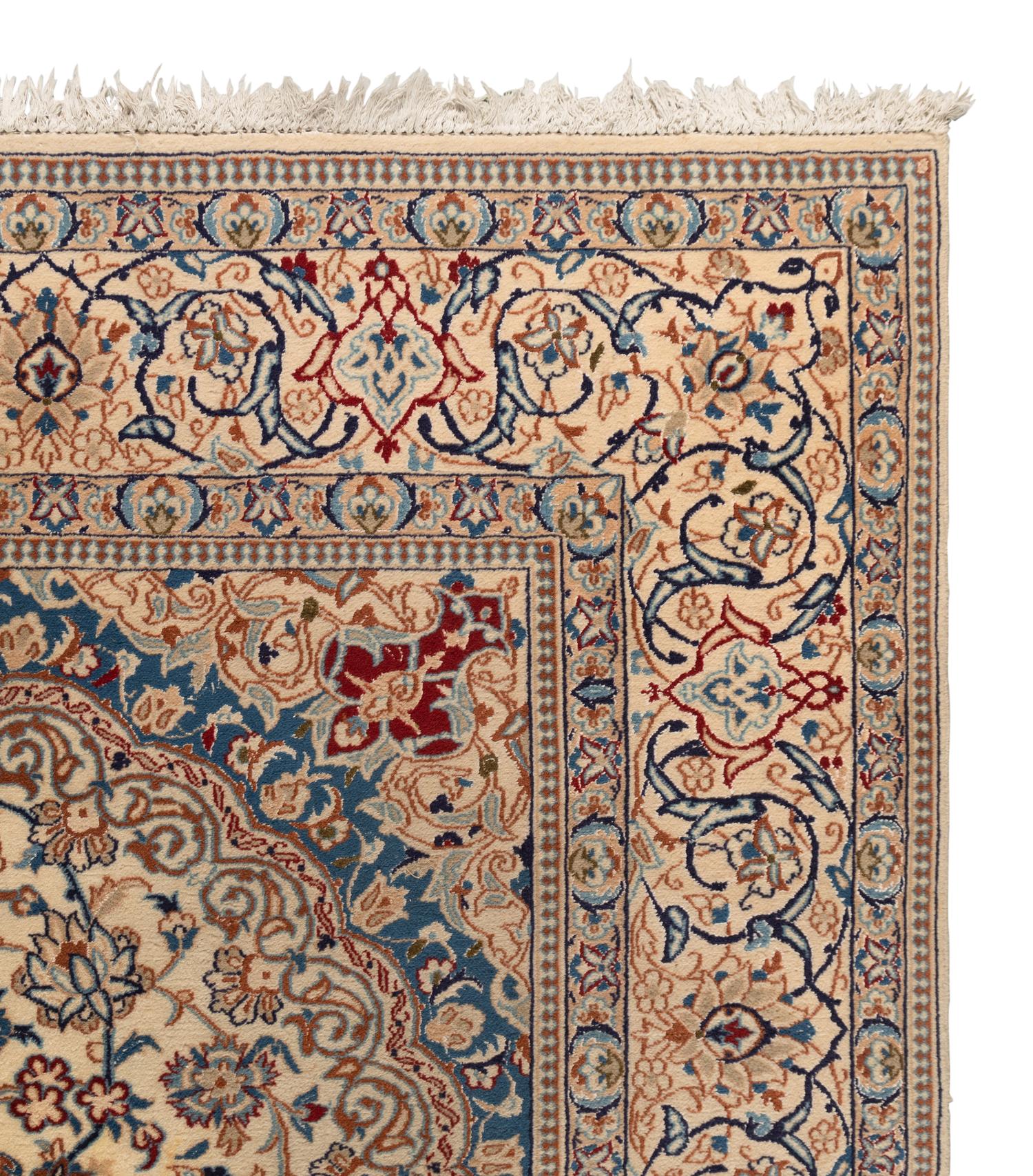 A Nain Wool Rug