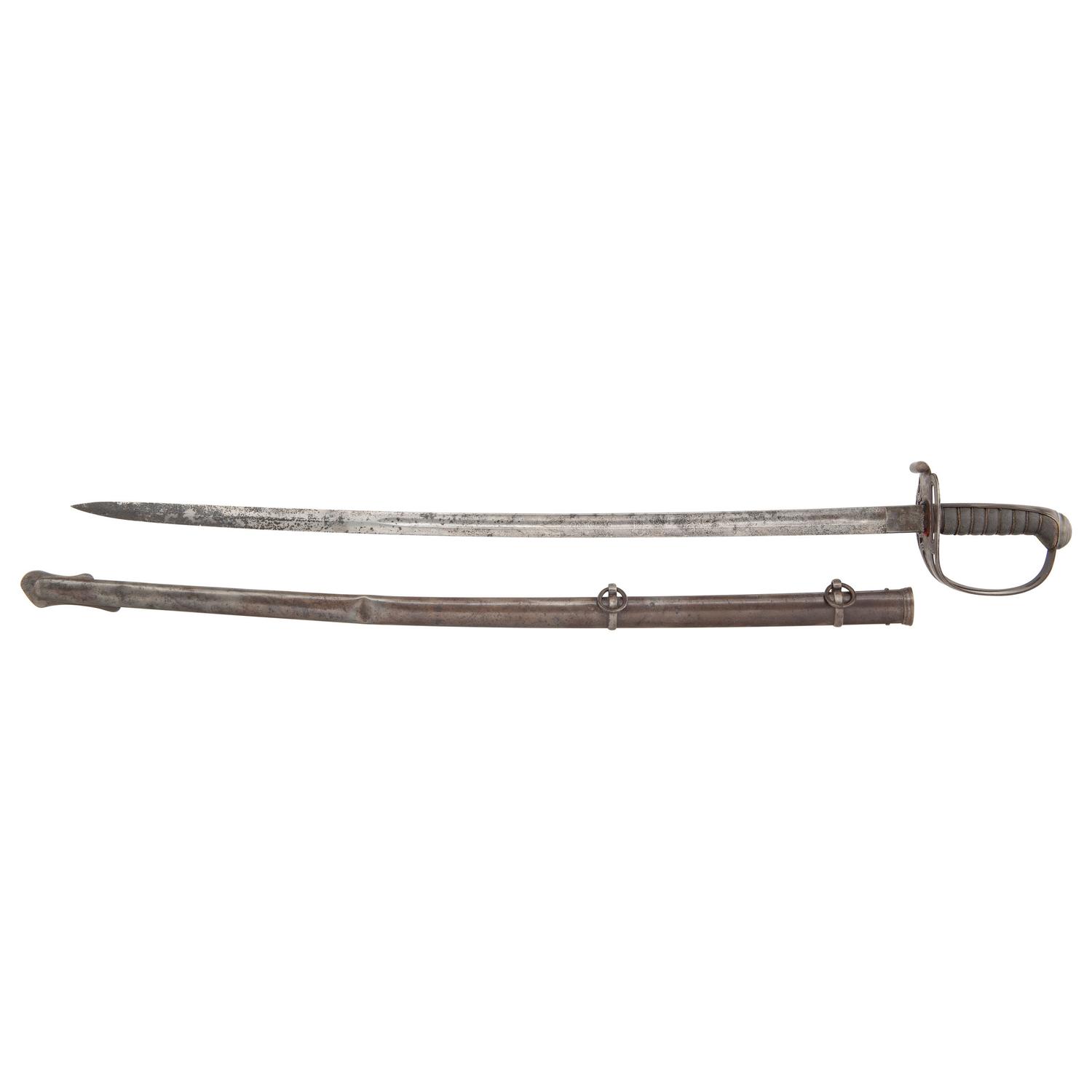Non-Regulation Staff & Field Officer's Sword of Lt. Isaiah Robison - 28th PVV - KIA at Peachtree Creek