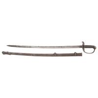 Non-Regulation Staff & Field Officer's Sword of Lt. Isaiah Robison - 28th PVV - KIA at Peachtree Creek