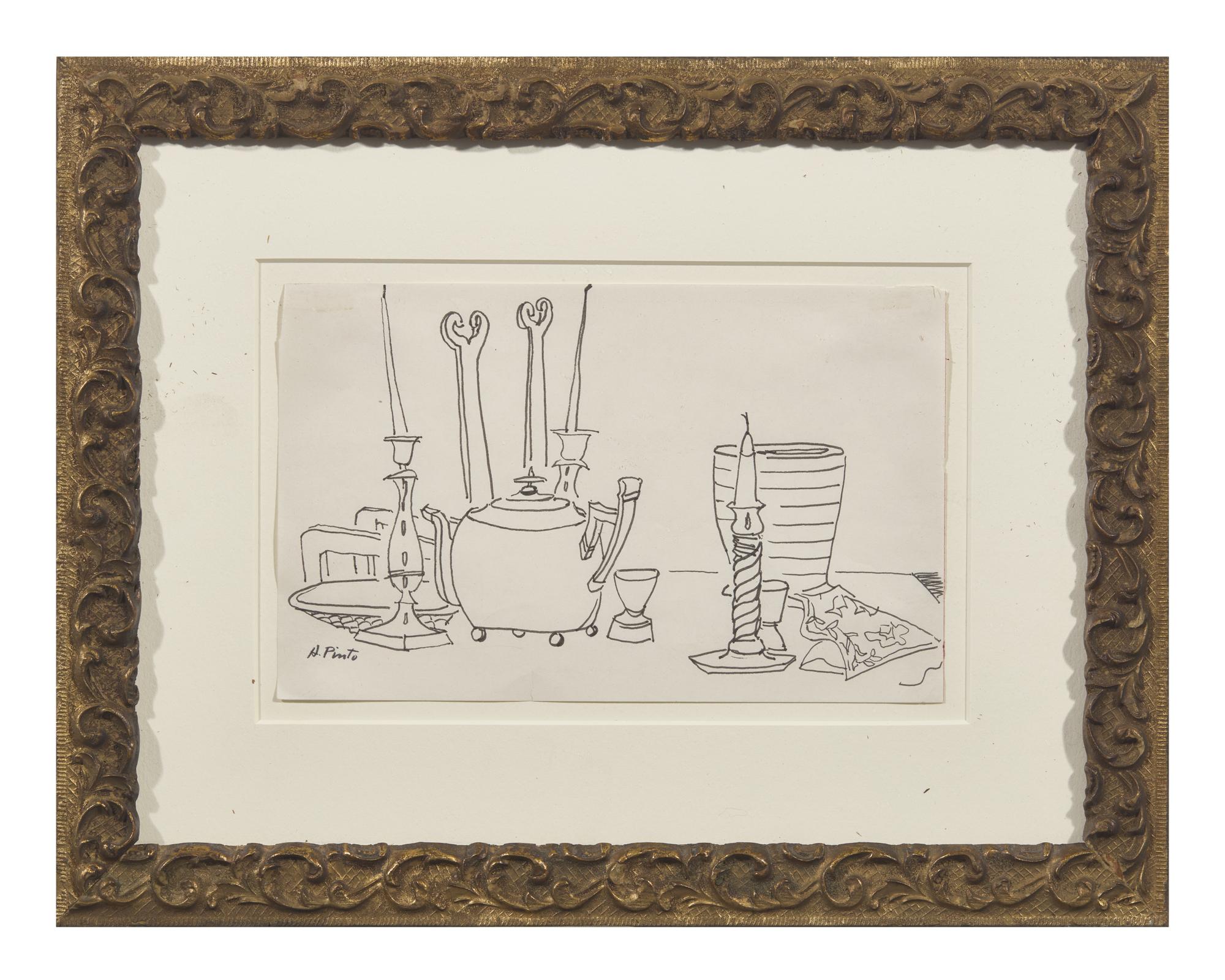 Still Life with Kettle and Candlesticks