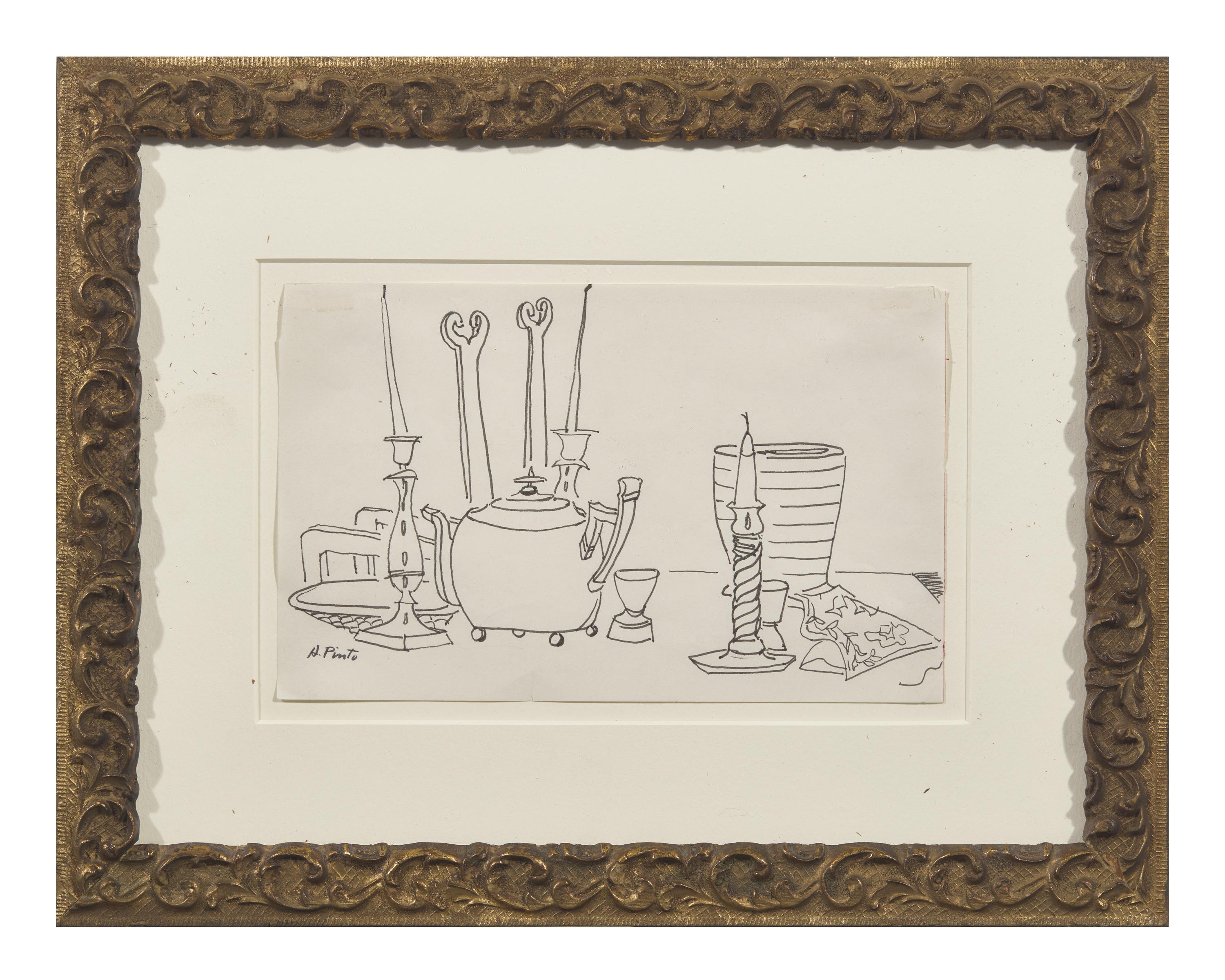 Still Life with Kettle and Candlesticks