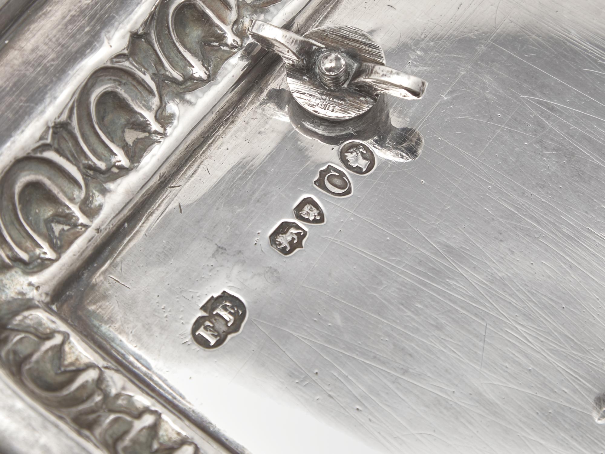 A Victorian Sterling Silver Standish