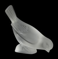 Six Lalique Bird Figures