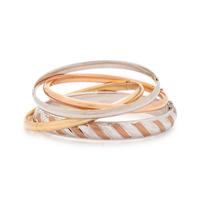 COLLECTION OF GOLD BANGLES