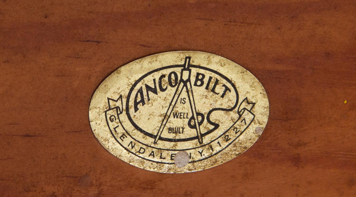 An Anco Bilt Adjustable Wooden Easel