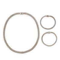 John Hardy, Collection of Diamond, Sterling Silver, and White Gold Jewelry