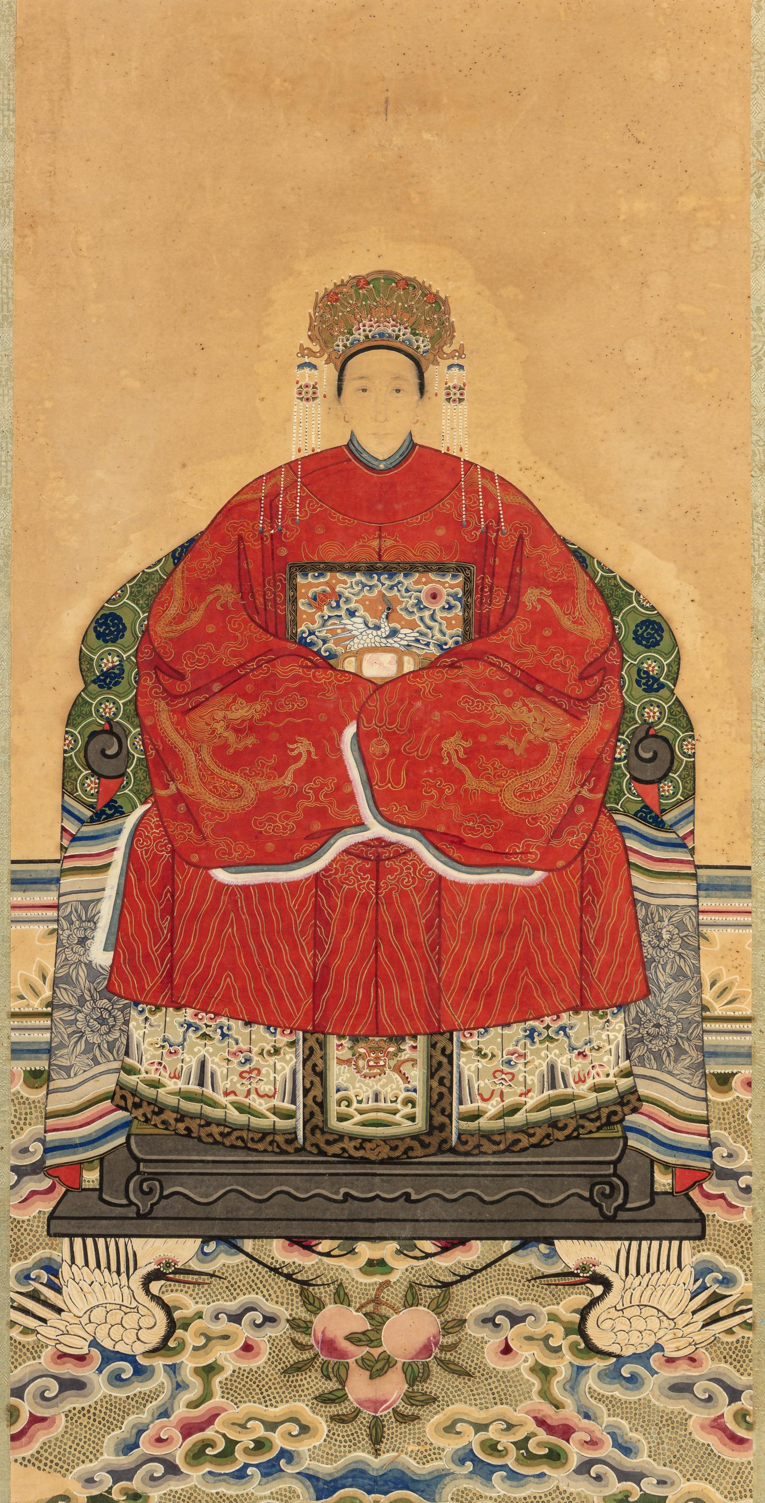 A Chinese Painting of a Court Lady