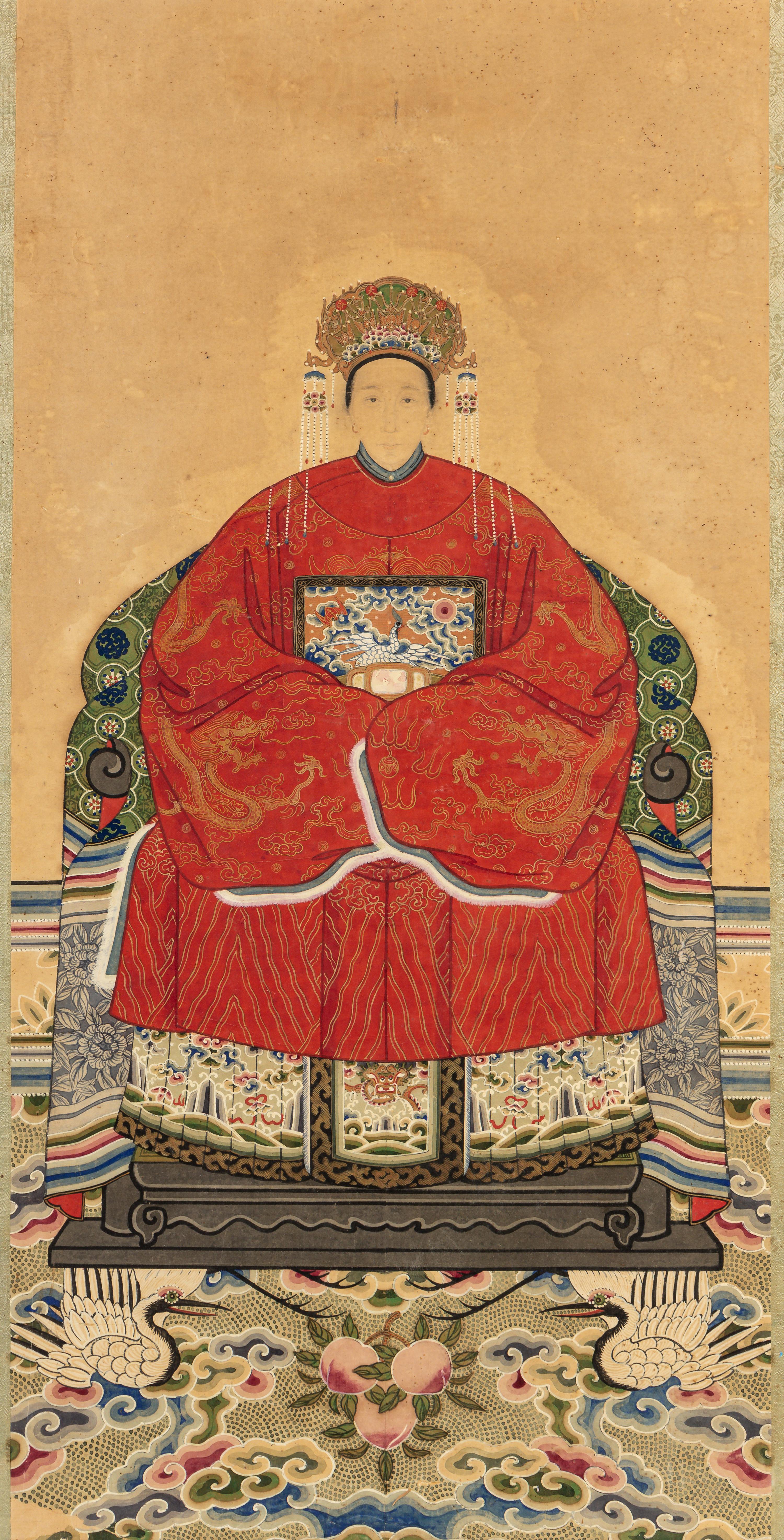 A Chinese Painting of a Court Lady