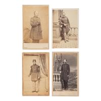 [Civil War] Group of Four Carte de Visites of U.S. Marines, incl. Col. John Harris