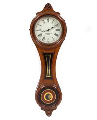 An American Figure-Eight Wall Clock