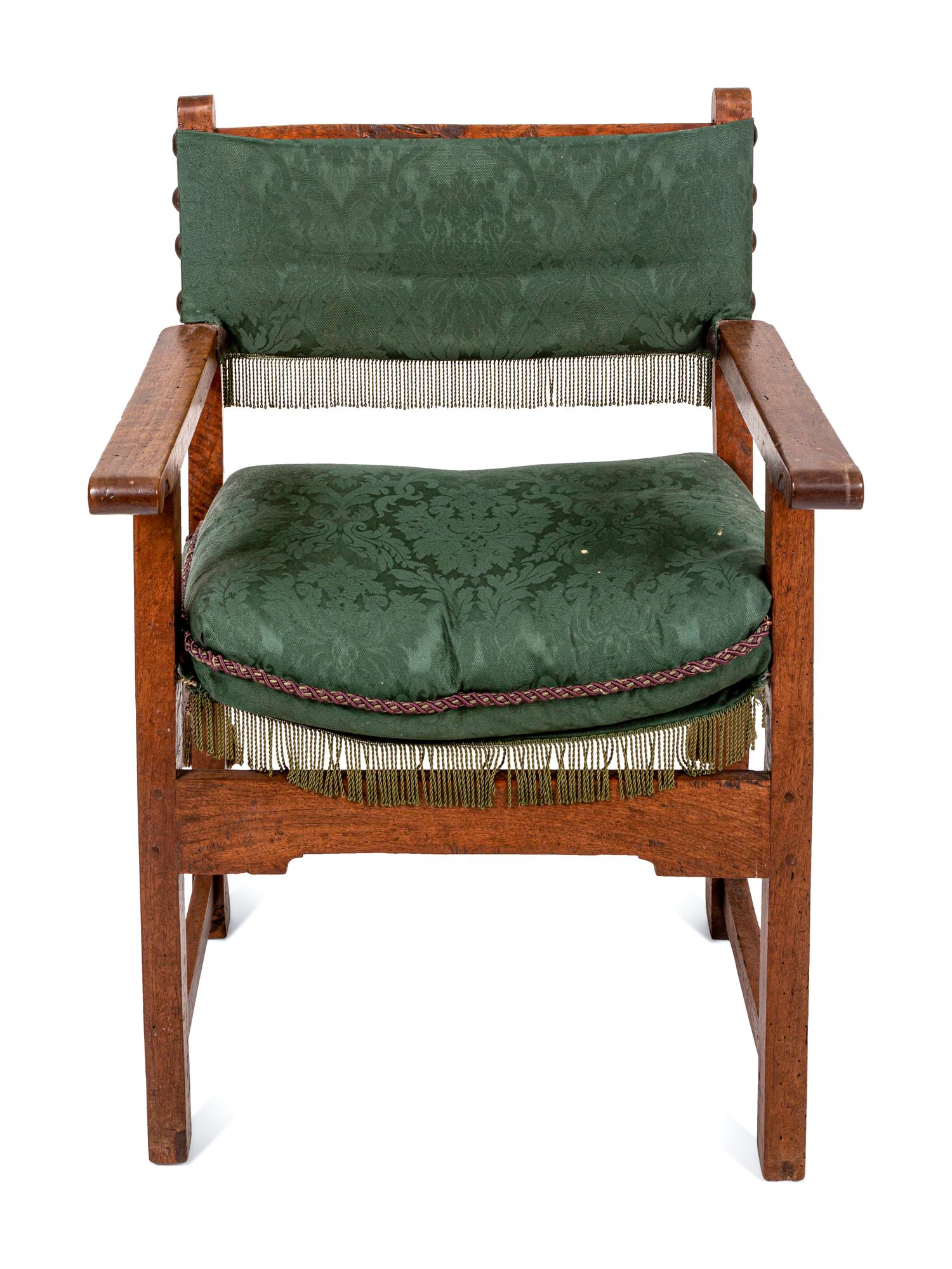 A Franco-Flemish Walnut Armchair