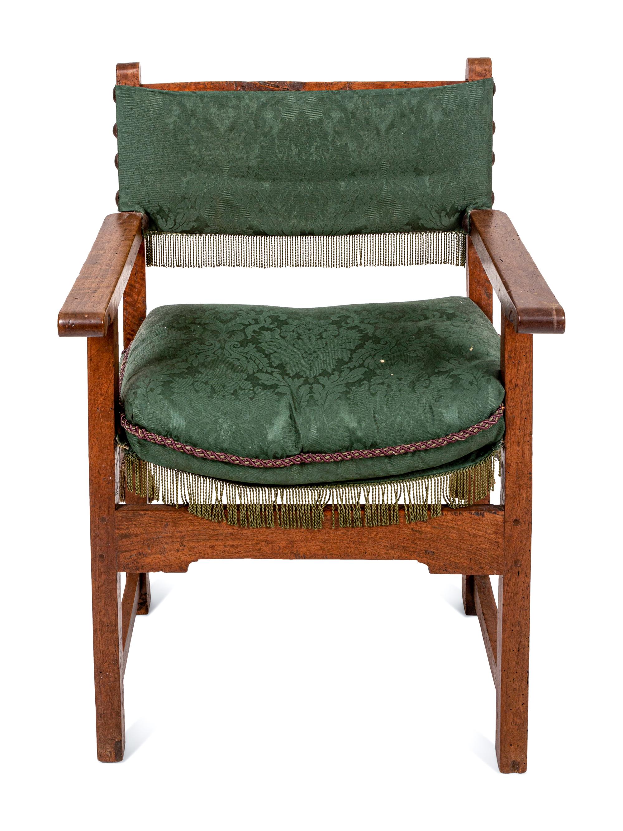 A Franco-Flemish Walnut Armchair